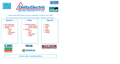 Desktop Screenshot of deltaelectric.com.au