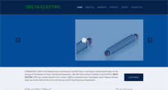 Desktop Screenshot of deltaelectric.ws