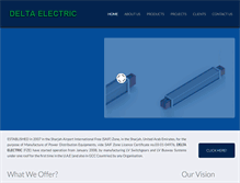Tablet Screenshot of deltaelectric.ws